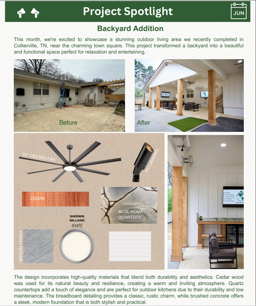 Project Spotlight - Back Yard Addition