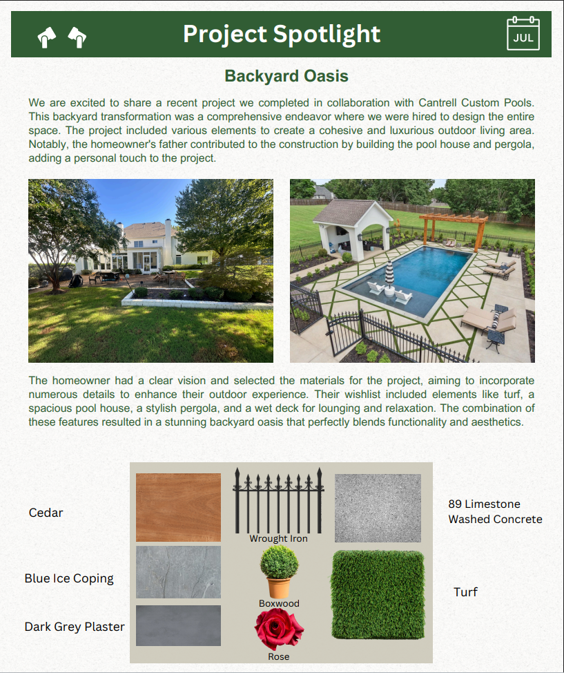 Project Spotlight - Back Yard Transformation