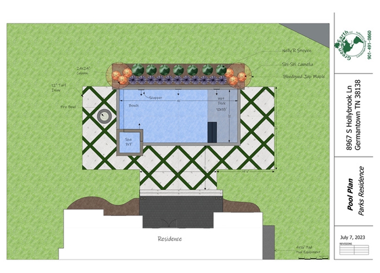 blueprint of a design