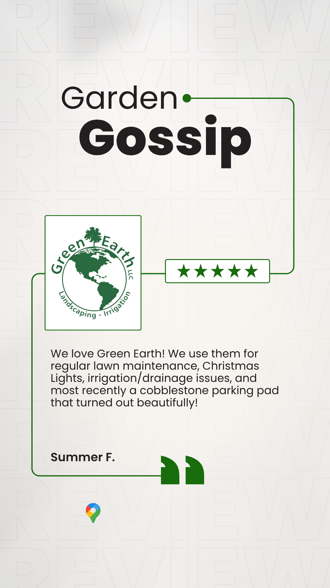 Garden Gossip five-star review from Summer F